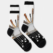 太陽の中のギターの弦 ソックス (右)