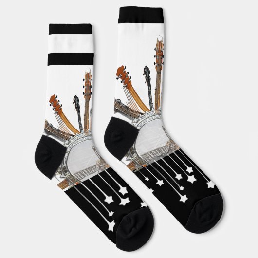 太陽の中のギターの弦 ソックス (右)