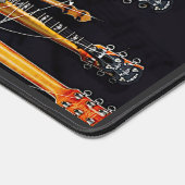 太陽の中のギターの弦 デスクマット (コーナー)