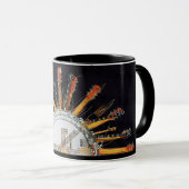 太陽の中のギターの弦 マグカップ (正面右)