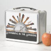 太陽の中のギターの弦 メタルランチボックス (インサイチュ)