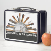 太陽の中のギターの弦 メタルランチボックス (インサイチュ)