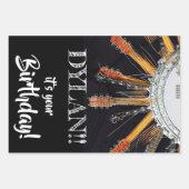 太陽の中のギターの弦 ラッピングペーパーシート (正面2)