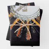 太陽の中のギターの弦 ラッピングペーパーシート (インサイチュ)