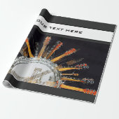 太陽の中のギターの弦 ラッピングペーパー (アンロールド)