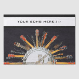 太陽の中のギターの弦 薄葉紙