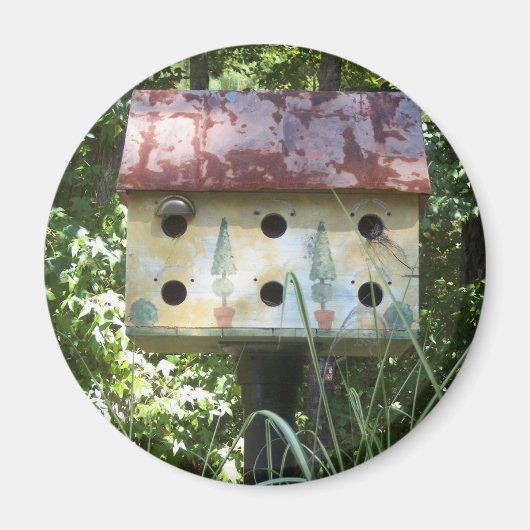 太陽の中の鳥小屋 マグネット (正面)