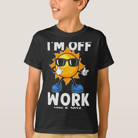 太陽の仕事休みだ Tシャツ (正面)