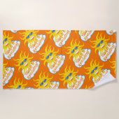 太陽の健康 – ビタミンD革命 ビーチタオル (正面)