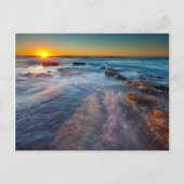 太陽の光が太平洋を照らす海 ポストカード (正面)
