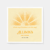 太陽の光が少し入ってきた！ スタンダードカクテルナプキン (正面)