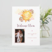 太陽の光が彼女に届くよ フォト ボヘミアン ガール 案内状 (スタンド正面)