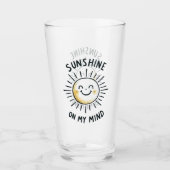太陽の光が私の心に タンブラーグラス (正面)