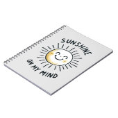 太陽の光が私の心に ノートブック (左側)