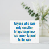 太陽の光だけを言えば幸せになる ポストカード (スタンド正面)