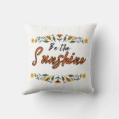 太陽の光である クッション (裏面)