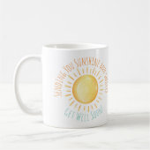 太陽の光と元気になるマグカップ コーヒーマグカップ (左)