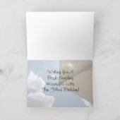 太陽の光と平和な日 – 誕生日カード カード (内部)