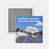 太陽の光と新鮮な空気 マグネット (正面/裏面)