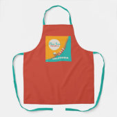 太陽の光に飛び込む |カリフォルニア エプロン (正面)