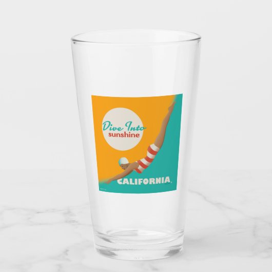 太陽の光に飛び込む |カリフォルニア タンブラーグラス (正面)