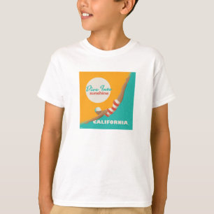 太陽の光に飛び込む カリフォルニア Tシャツ