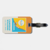 太陽の光に飛び込む |フロリダ ラゲッジタグ (裏面横)