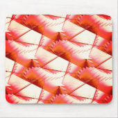 太陽の光の中でサンゴのジグザグまたはデジタルソーを生きる マウスパッド (正面)