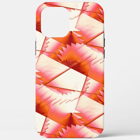 太陽の光の中でサンゴのジグザグまたはデジタルソーを生きる Case-Mate iPhoneケース (裏面)