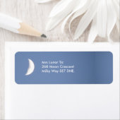 太陽の光の中の美しいワックスの三日月カスタム ラベル (インサイチュ)