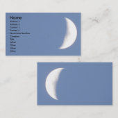 太陽の光の中の美しいワックスの三日月カスタム 名刺 (正面/裏面)