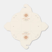 太陽の光の少し黄色い太陽の赤ちゃんシャワー フェイバーボックス (折り畳みなし)