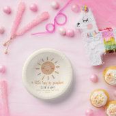 太陽の光の少し黄色い太陽の赤ちゃんシャワー ペーパーボウル (パーティー)