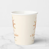 太陽の光の少し黄色い太陽の赤ちゃんシャワー 紙コップ (左)