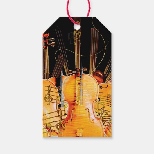 太陽の光の弦 ギフトタグ (正面)