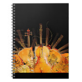 太陽の光の弦 ノートブック (正面)