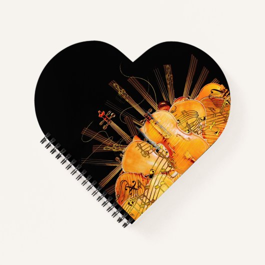 太陽の光の弦 ノートブック (正面)