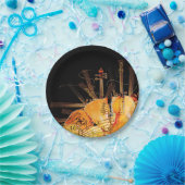 太陽の光の弦 ペーパープレート (パーティー)