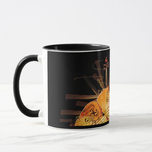 太陽の光の弦 マグカップ (左)