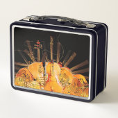 太陽の光の弦 メタルランチボックス (裏面)