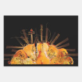 太陽の光の弦 ラッピングペーパーシート (正面2)