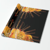 太陽の光の弦 ラッピングペーパー (アンロールド)