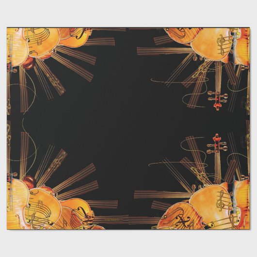 太陽の光の弦 ラッピングペーパー (シーム)