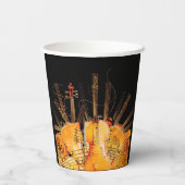 太陽の光の弦 紙コップ (裏面)