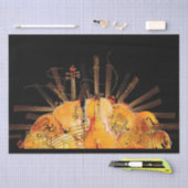 太陽の光の弦 薄葉紙 (クラフト)