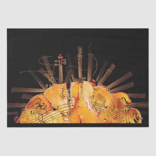 太陽の光の弦 薄葉紙 (正面)