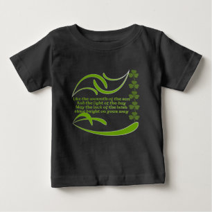 太陽の光の暖かさがアイリッシュ賛美の ベビーTシャツ