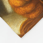 太陽の光の皇帝 | ナポレオン猫 フリースブランケット (角)