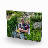 太陽の光の穏やかな経路テンプレート フォトブロック (右)