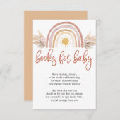 太陽の光の虹の本のベビー エンクロージャーカード (正面/裏面)